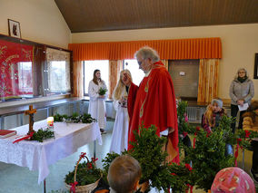 Palmsontag in St. Crescentius - Beginn der Heiligen Woche (Foto: Karl-Franz Thiede)